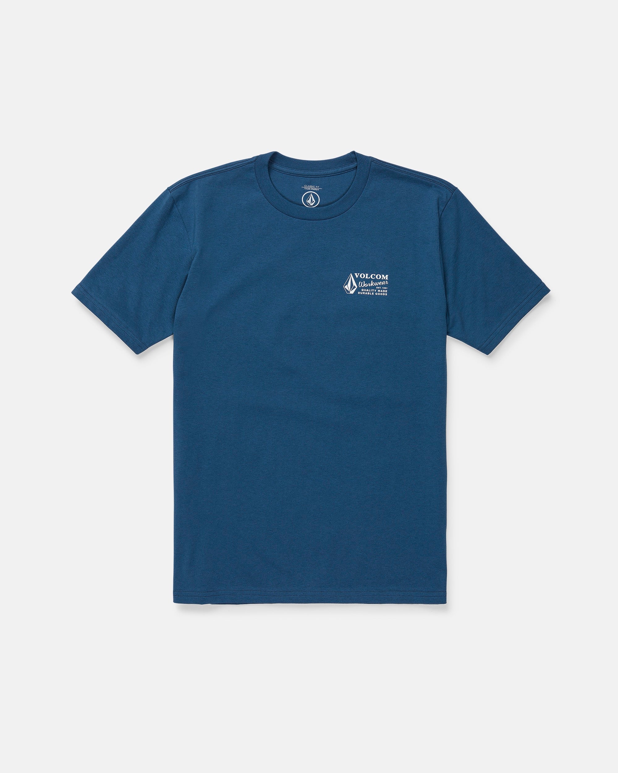 VOLCOM dustbox ブルー Men's Volcom Workwear Short Sleeve Tee - Volcom