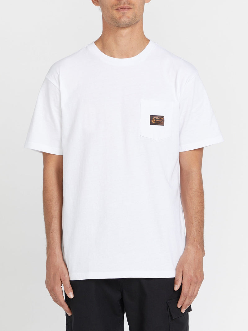 Volcom Men's Volcom Workwear Certifico Short Sleeve Tee White