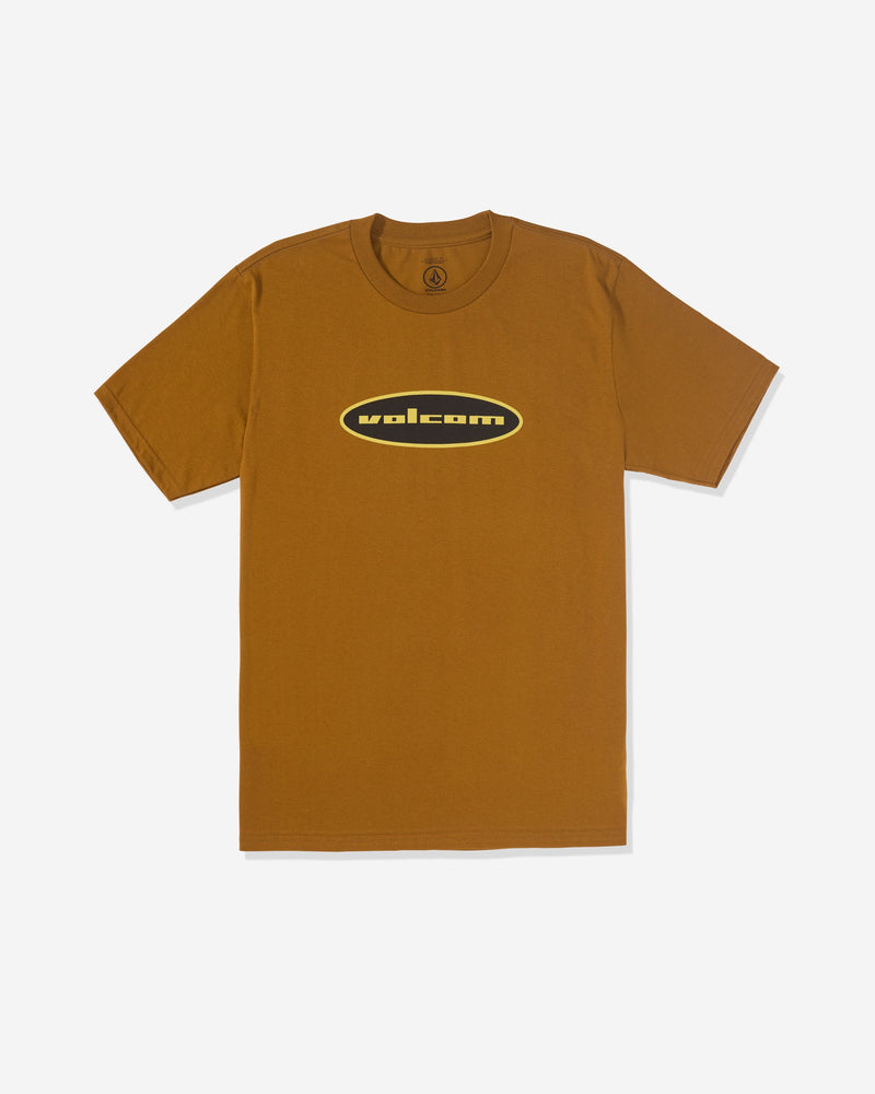 Volcom Men's Quone Short Sleeve Tee Major Brown