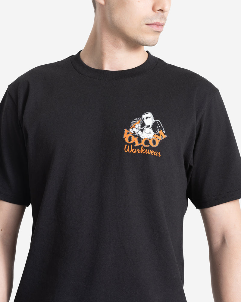 Volcom Men's Grindit Short Sleeve Tee Black