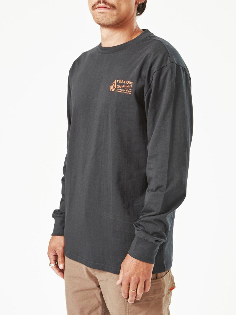 Volcom Men's Volcom Workwear Long Sleeve Shirt Black