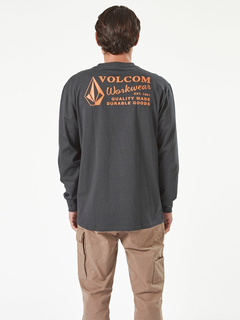 Volcom Men's Volcom Workwear Long Sleeve Shirt Black