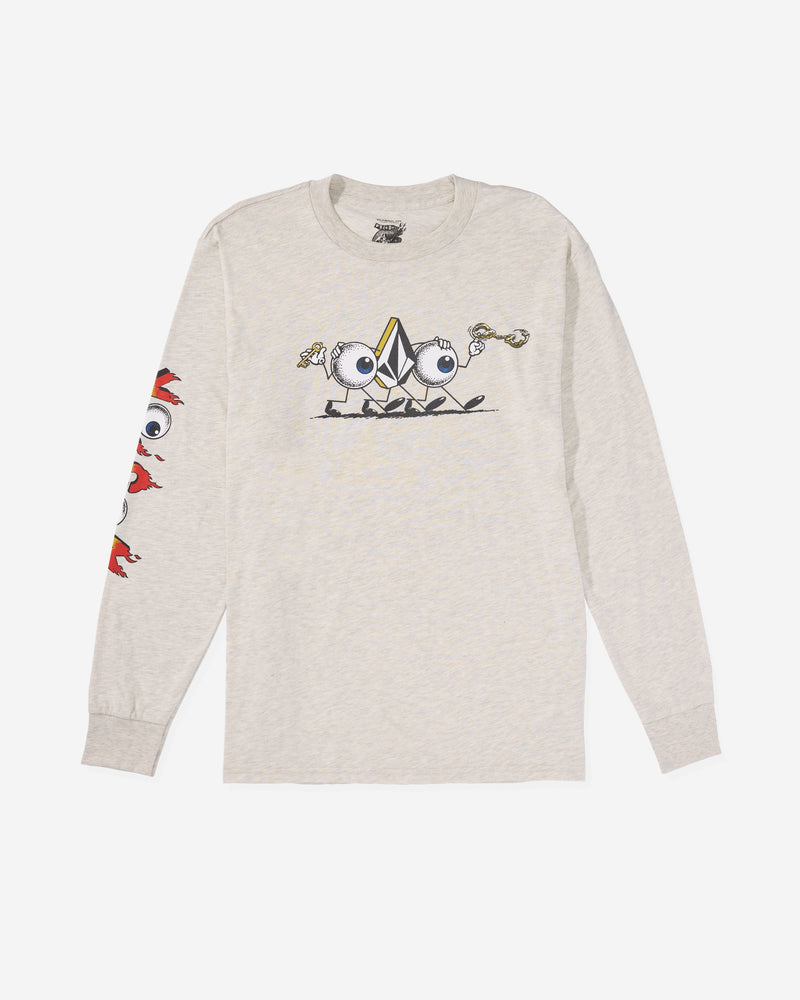 Volcom Men's Featured Artist Daniel Shepard Budz Long Sleeve Tee 