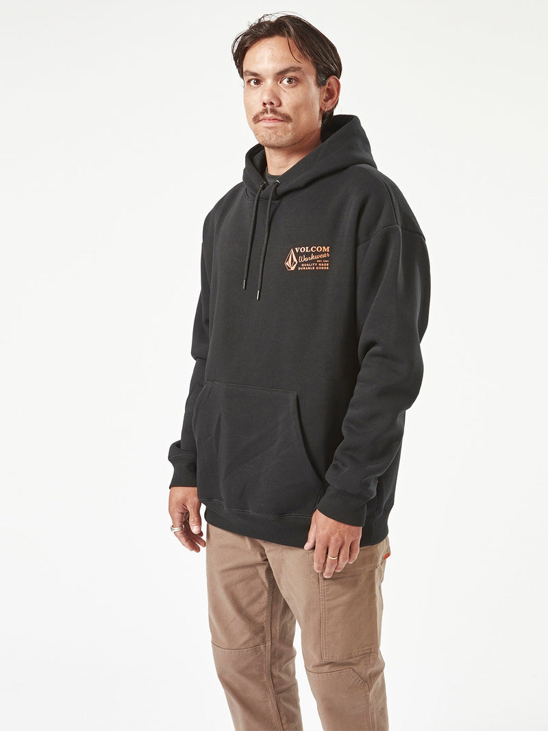 Volcom Men's Volcom Workwear Pullover Hoodie Black