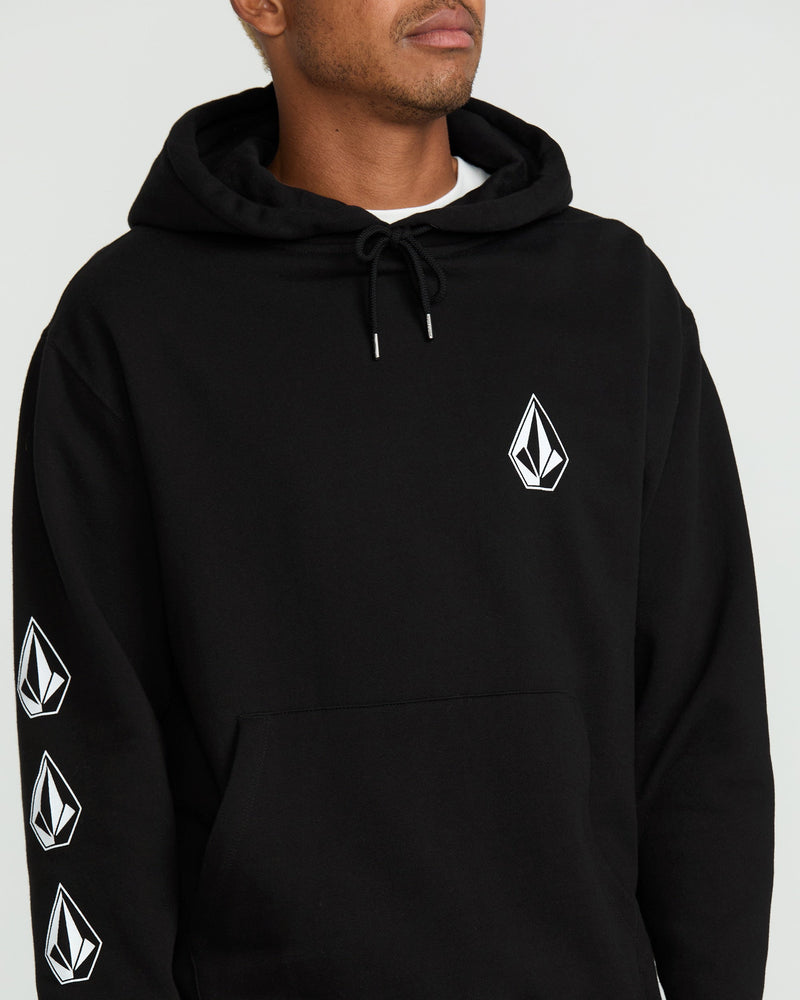 Volcom Men's Iconic Stone Hoodie Black