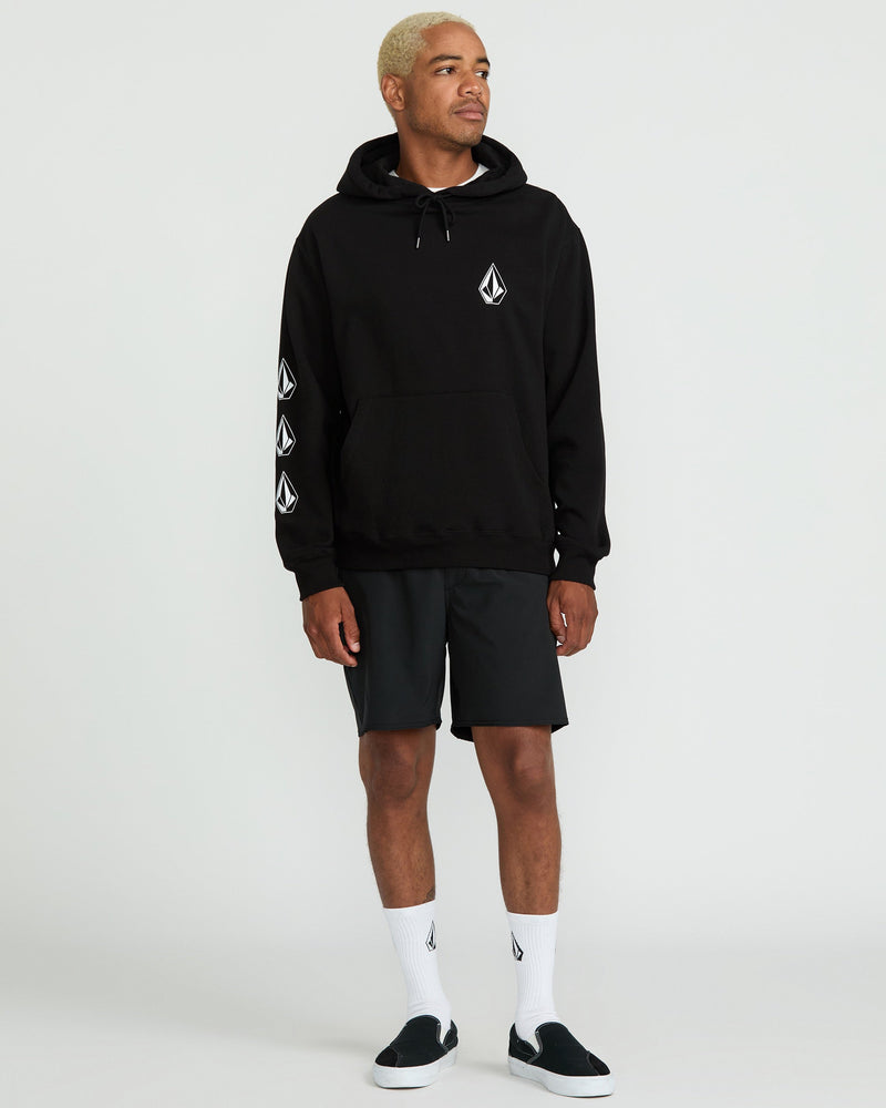 Volcom Men's Iconic Stone Hoodie Black