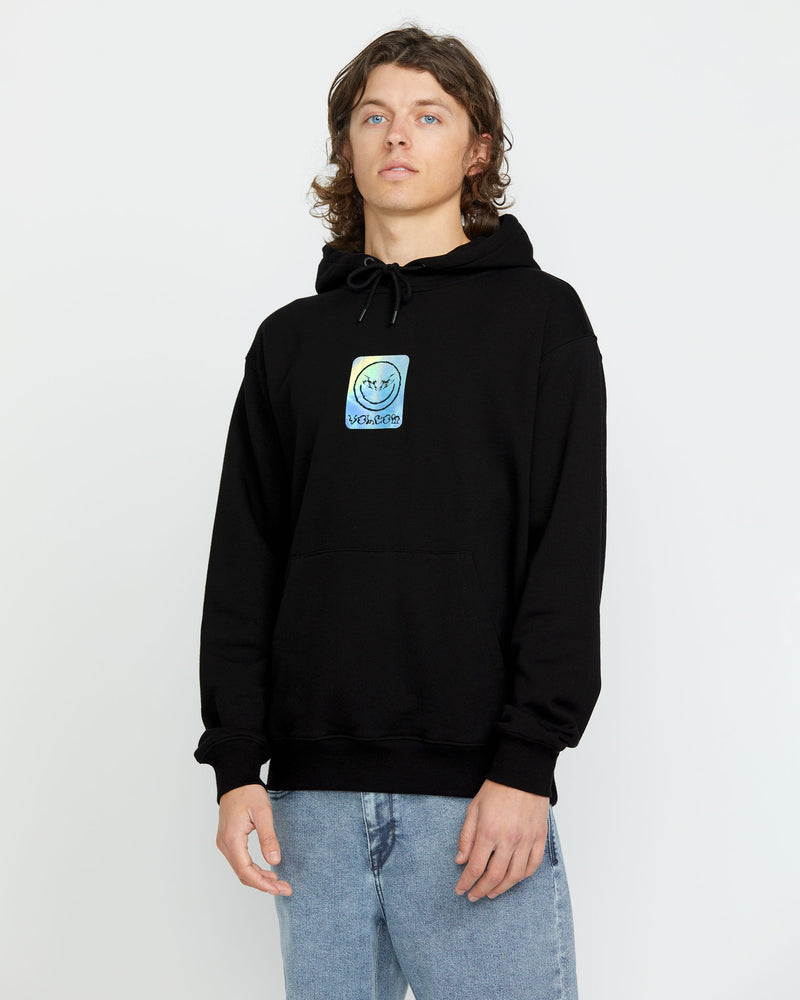 Volcom Men's Featured Artist F Rygalski Pullover Black