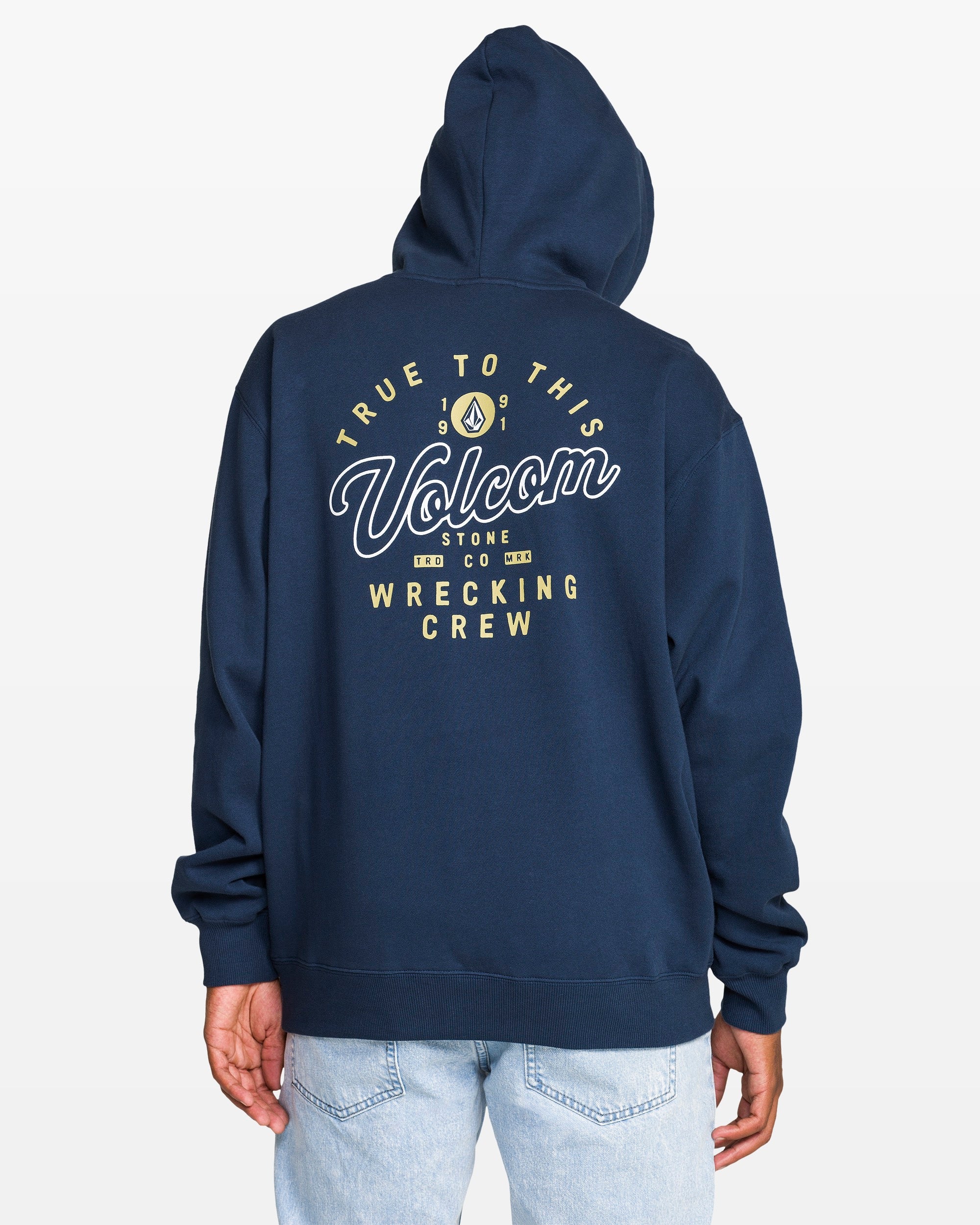 VOLCOM dustbox ブルー Men's Stone Coast Pullover Hoodie - Volcom