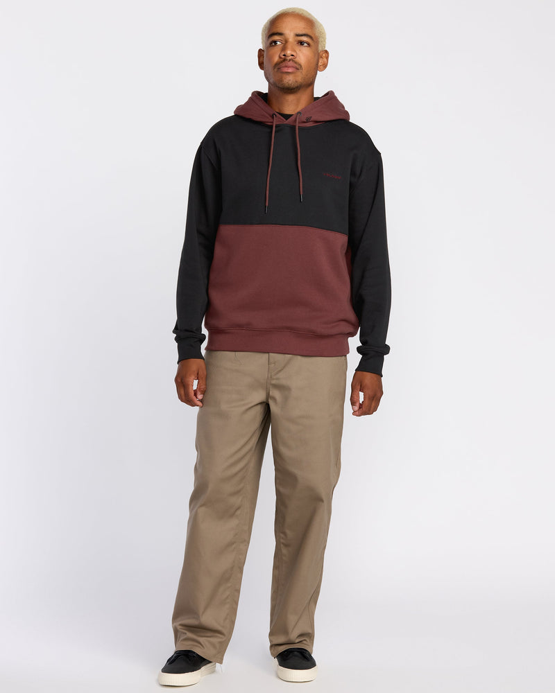 Volcom Men's Divided Pullover Merlot