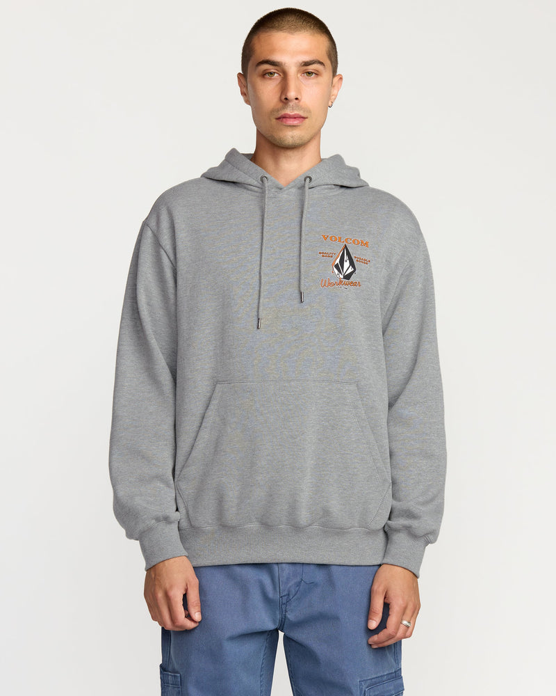 Volcom Men's Workwear Pullover Heather Grey