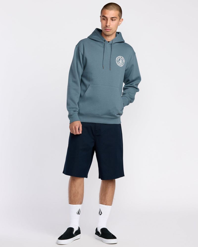 Volcom Men's Volstoned Pullover Blue Wash