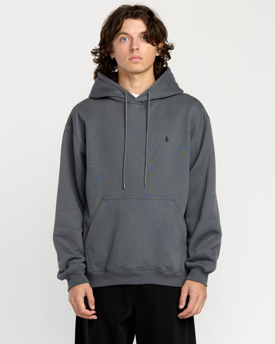 Men's Single Stone Pw Pullover-Asphalt Black-Volcom