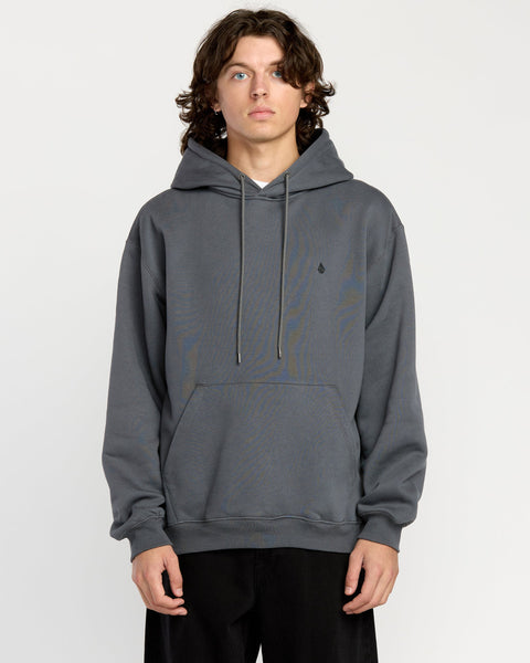 Volcom Men's Single Stone Pw Pullover Asphalt Black