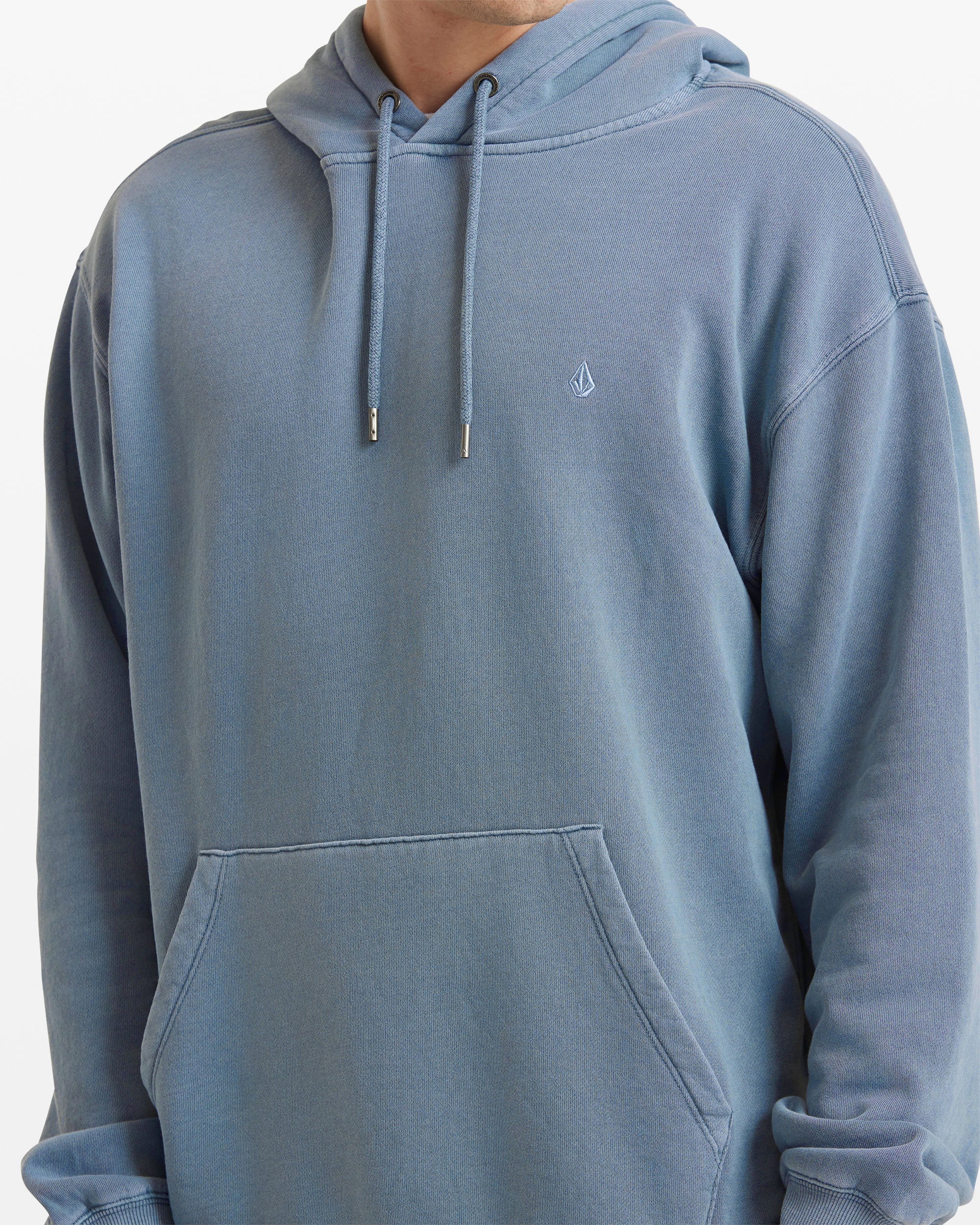 Volcom Men's Single Stone Pw Pullover Blue Wash