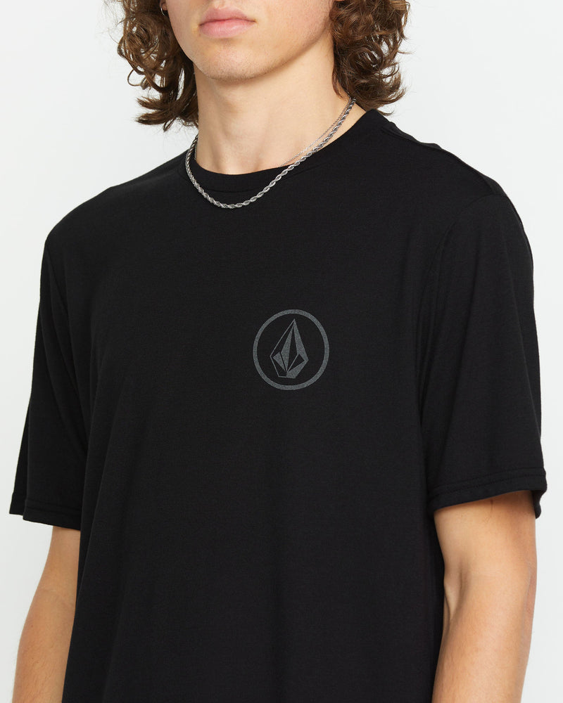 Volcom Men's Stone Tech Short Sleeve Tee Black