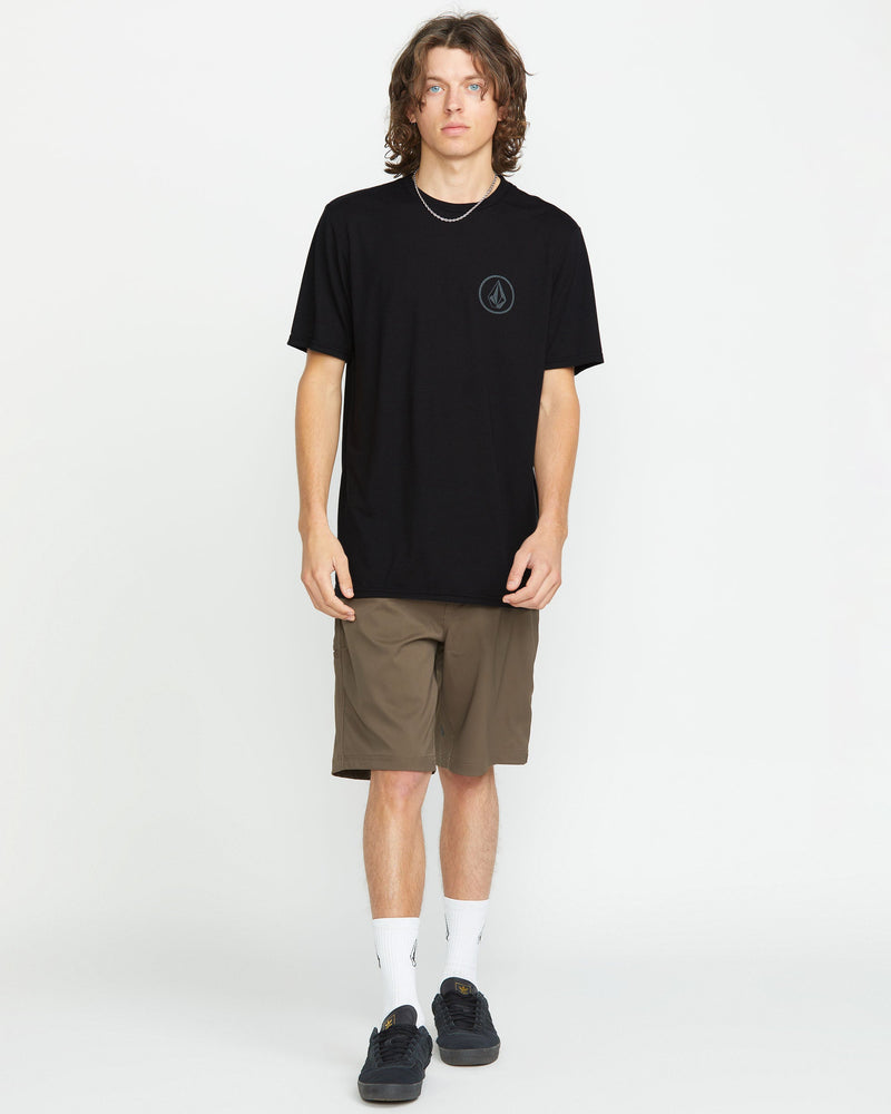 Volcom Men's Stone Tech Short Sleeve Tee Black