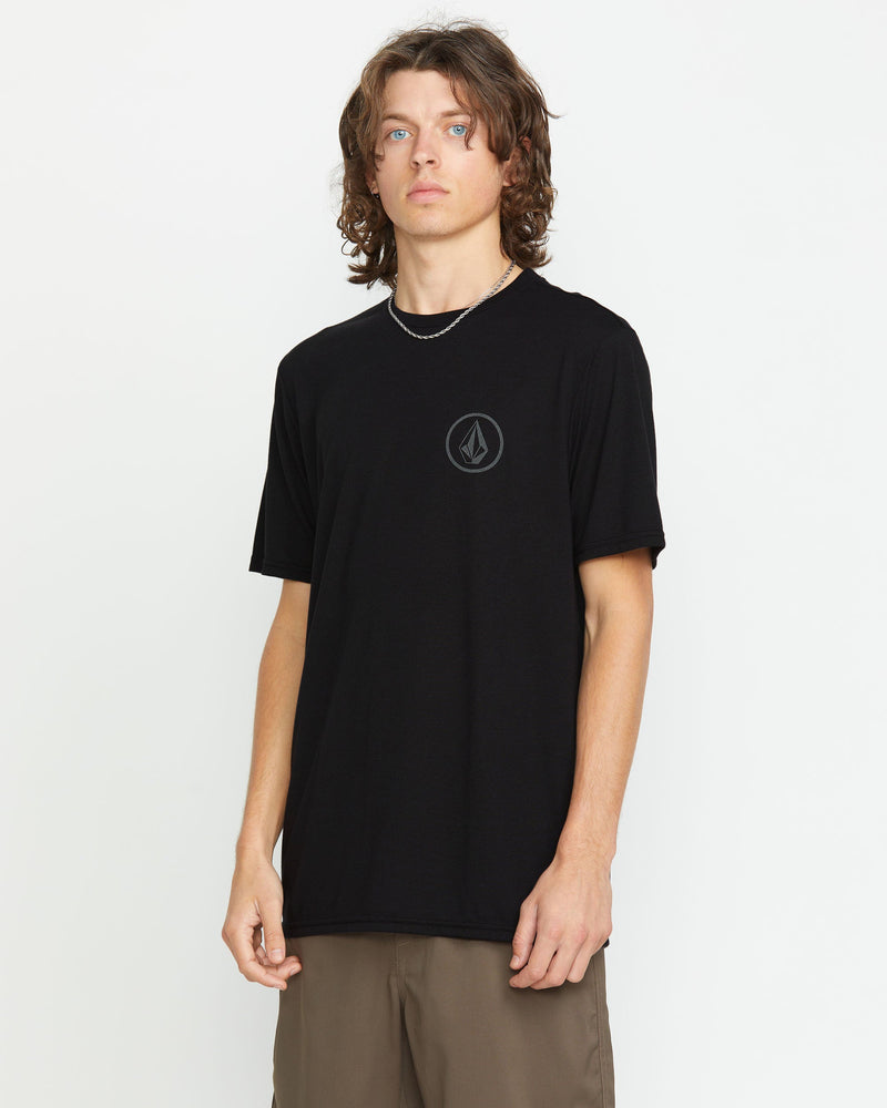 Volcom Men's Stone Tech Short Sleeve Tee Black