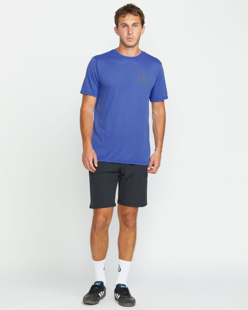 Volcom Men's Stone Tech Short Sleeve Tee Ultramarine