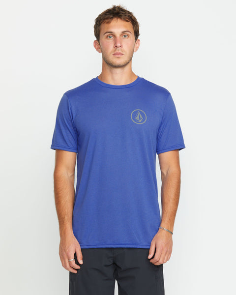 Volcom Men's Stone Tech Short Sleeve Tee Ultramarine
