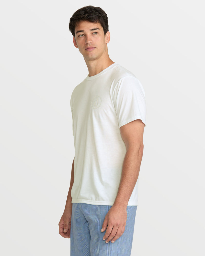 Volcom Men's Stone Tech Short Sleeve Tee White