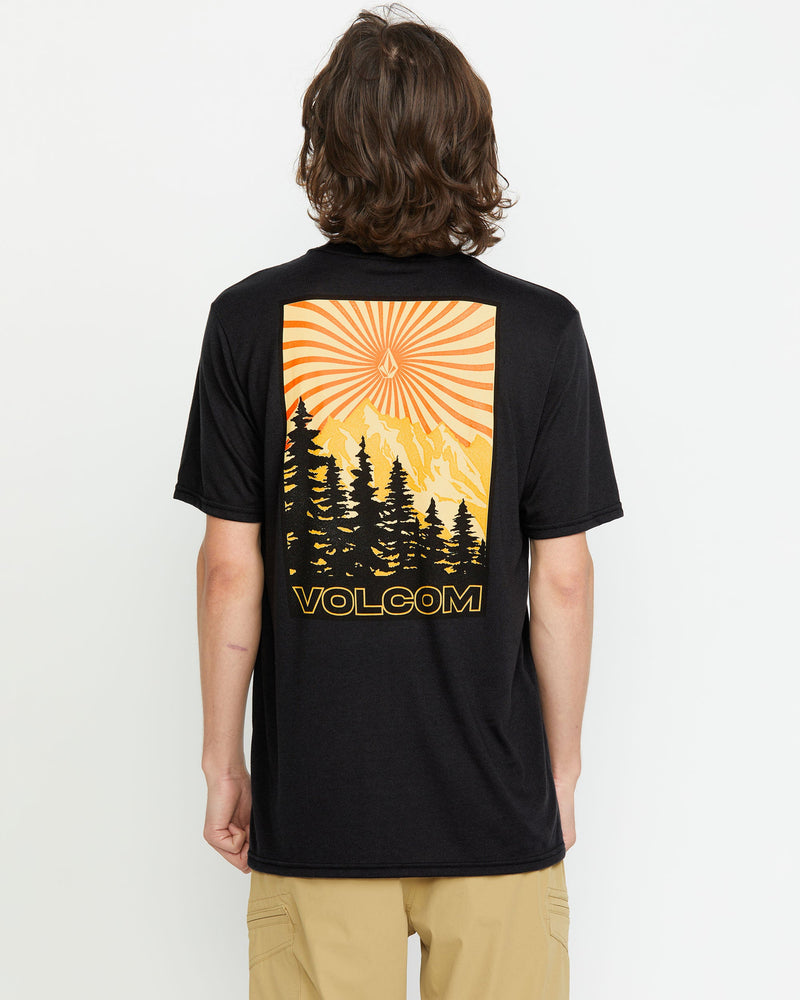Volcom Men's Get Out Tech Short Sleeve Tee Black