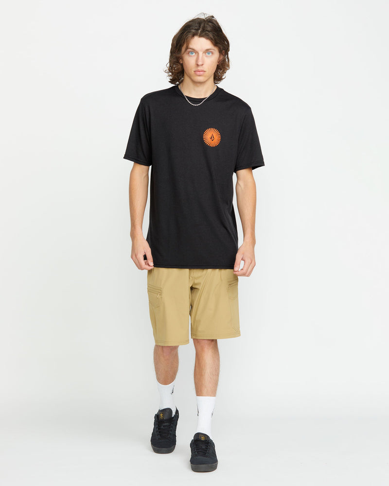 Volcom Men's Get Out Tech Short Sleeve Tee Black