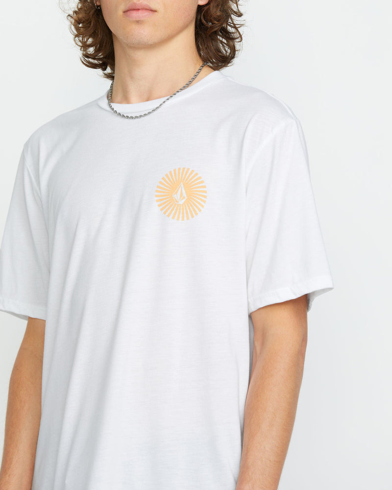 Volcom Men's Get Out Tech Short Sleeve Tee White