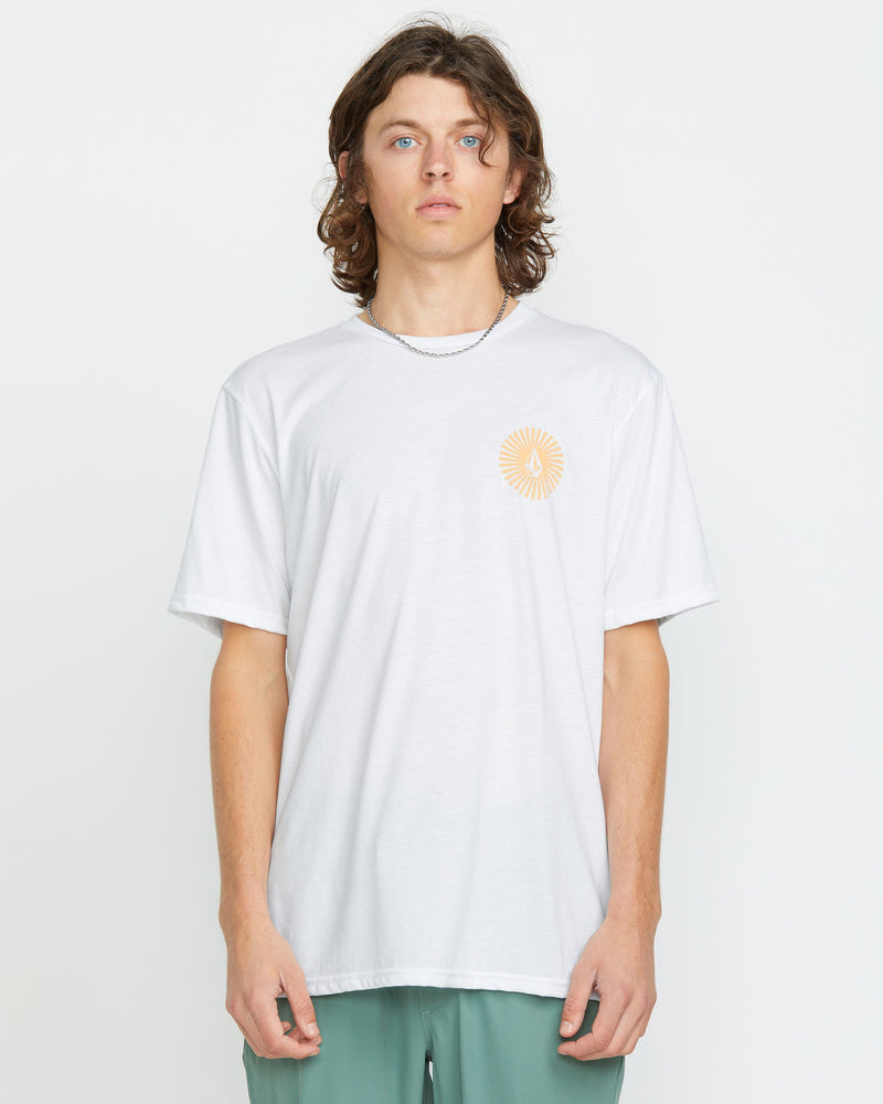 Volcom Men's Get Out Tech Short Sleeve Tee White