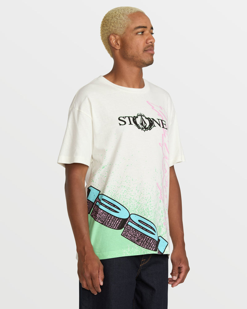 Volcom Men's Heavy Tubes Short Sleeve Tee Off White