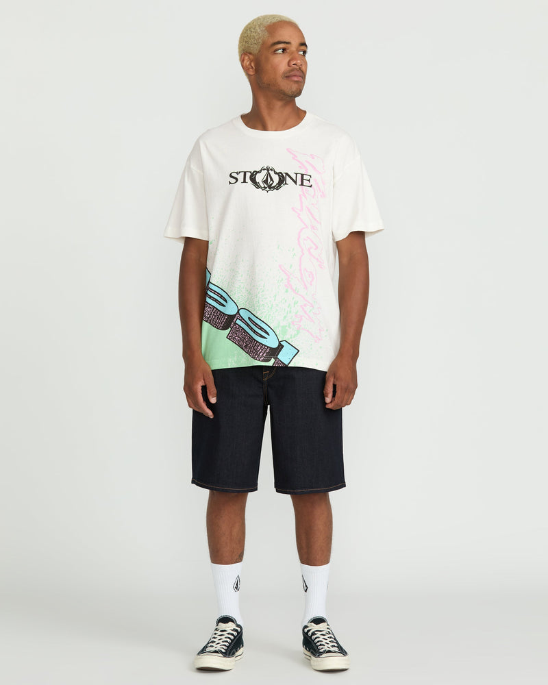 Volcom Men's Heavy Tubes Short Sleeve Tee Off White