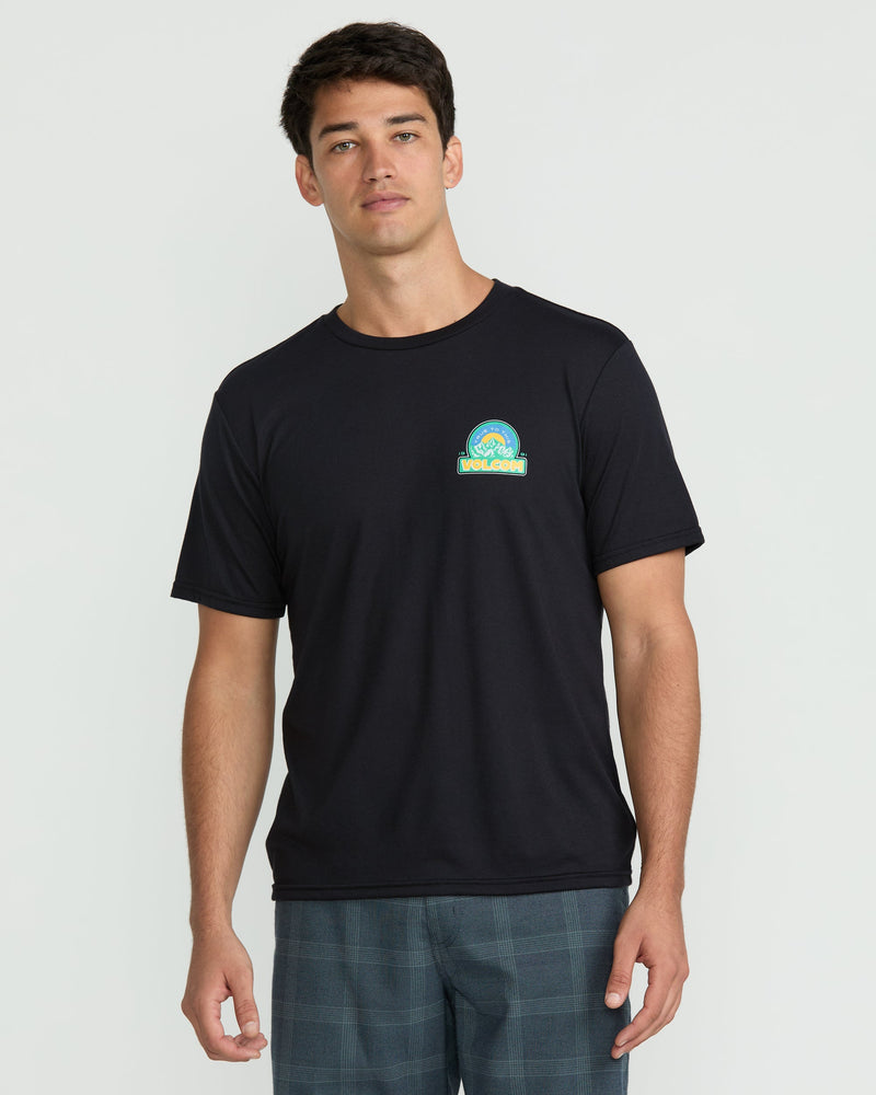 Volcom Men's Techtonic Tech Short Sleeve Tee Black