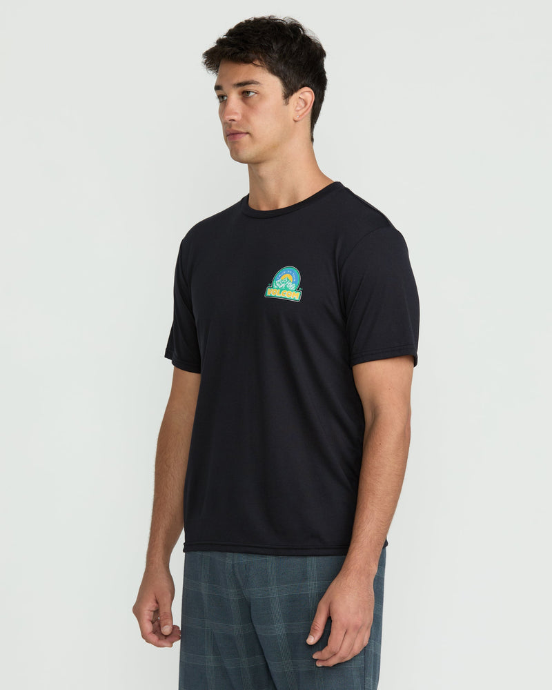 Volcom Men's Techtonic Tech Short Sleeve Tee Black