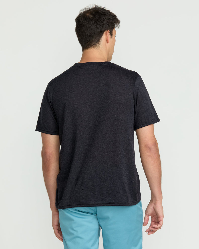 Men's Prisim Tech Short Sleeve Tee-Charcoal Heather-Volcom