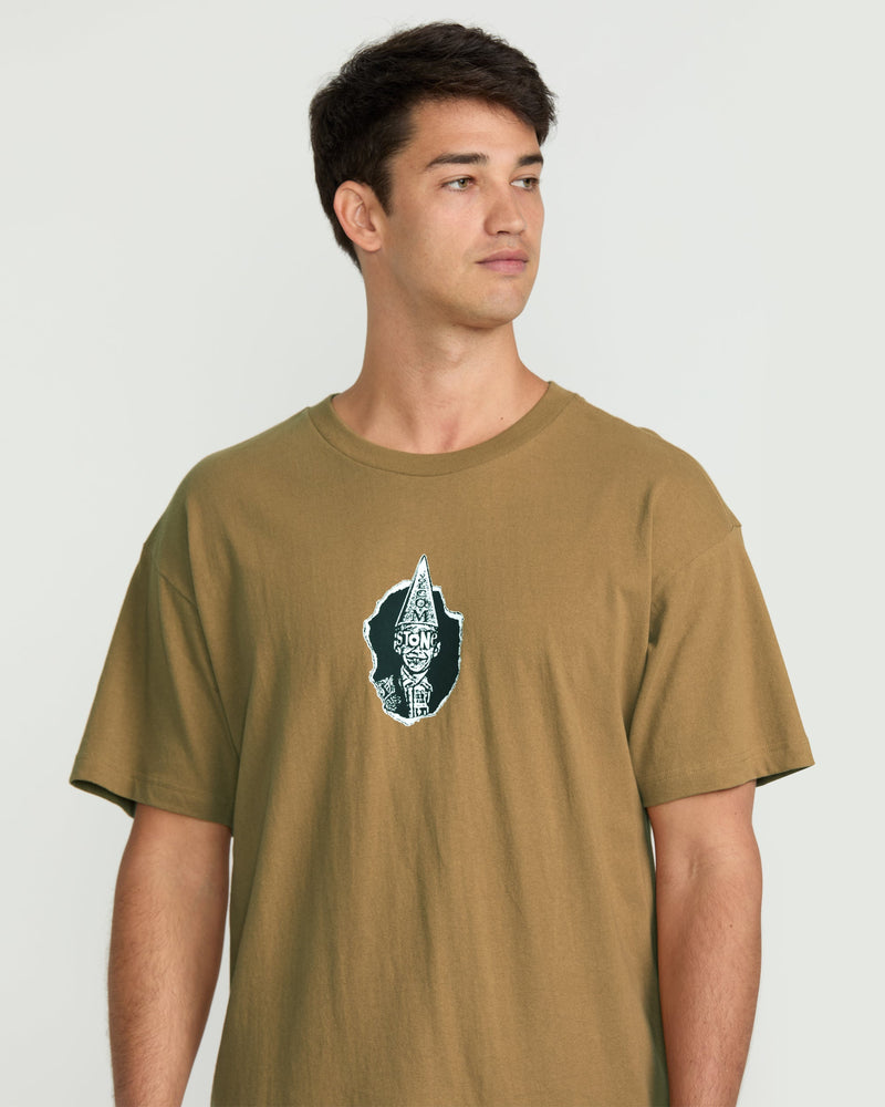 Volcom Men's Dunce Short Sleeve Tee Coconut Shell