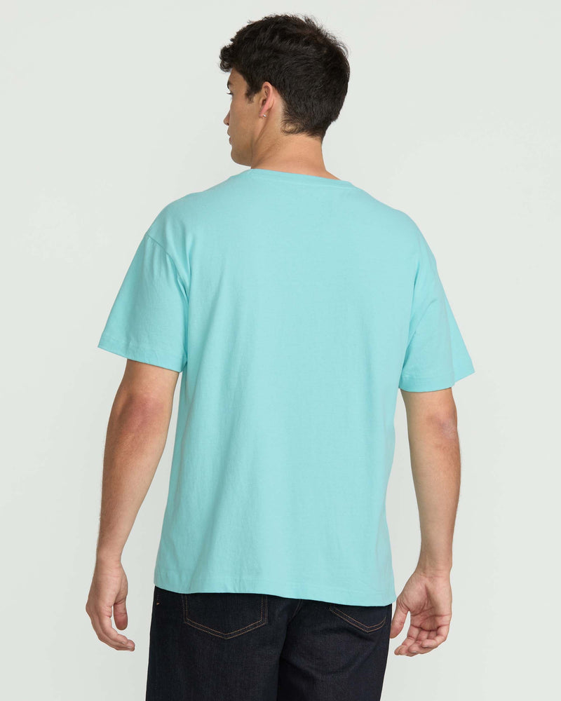 Volcom Men's Dance Floor Short Sleeve Tee Poolside
