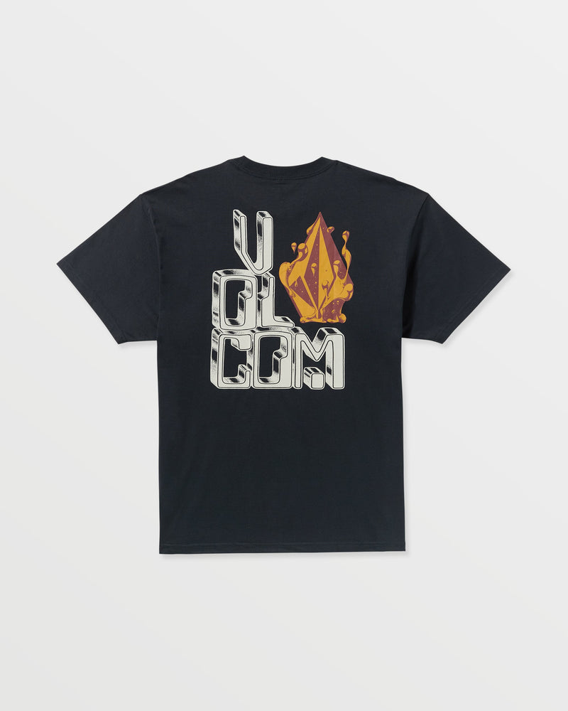 Volcom Men's Featured Artist Callum Rooney Short Sleeve Tee Antique Black