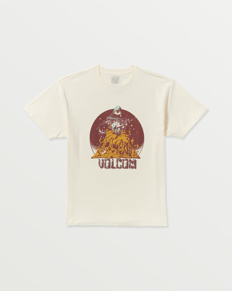 Volcom Men's Featured Artist Callum Rooney Short Sleeve Tee Off White