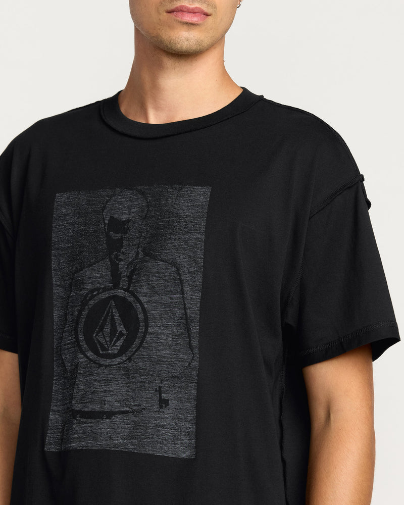 Men's Povj Short Sleeve Tee-Black-Volcom