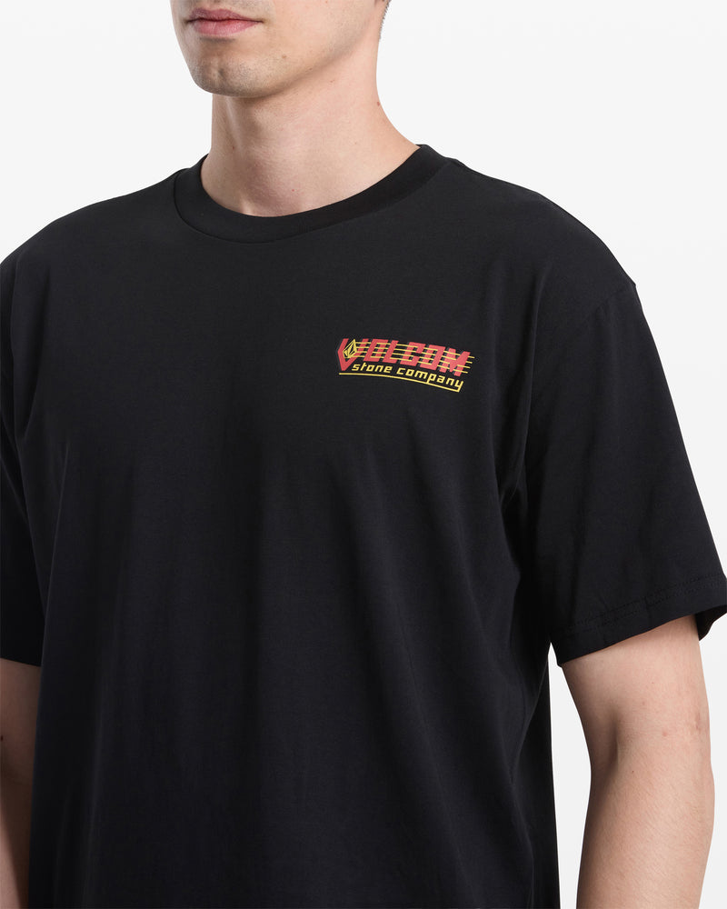 Volcom Men's Round Out Short Sleeve Tee Black