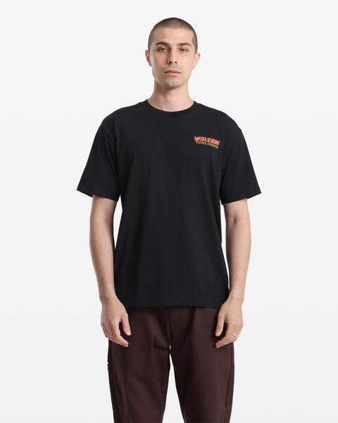Volcom Men's Round Out Short Sleeve Tee Black