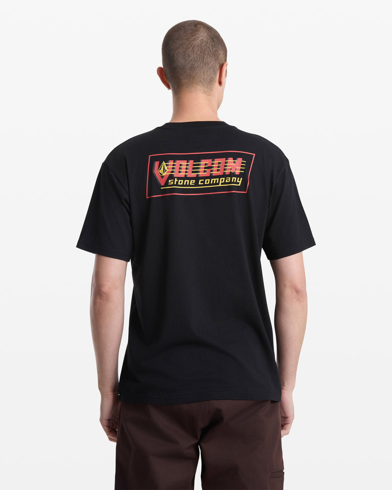 Volcom Men's Round Out Short Sleeve Tee Black