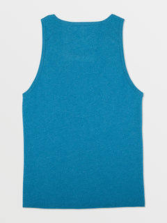 Solid Heather Tank - Stormy Blue