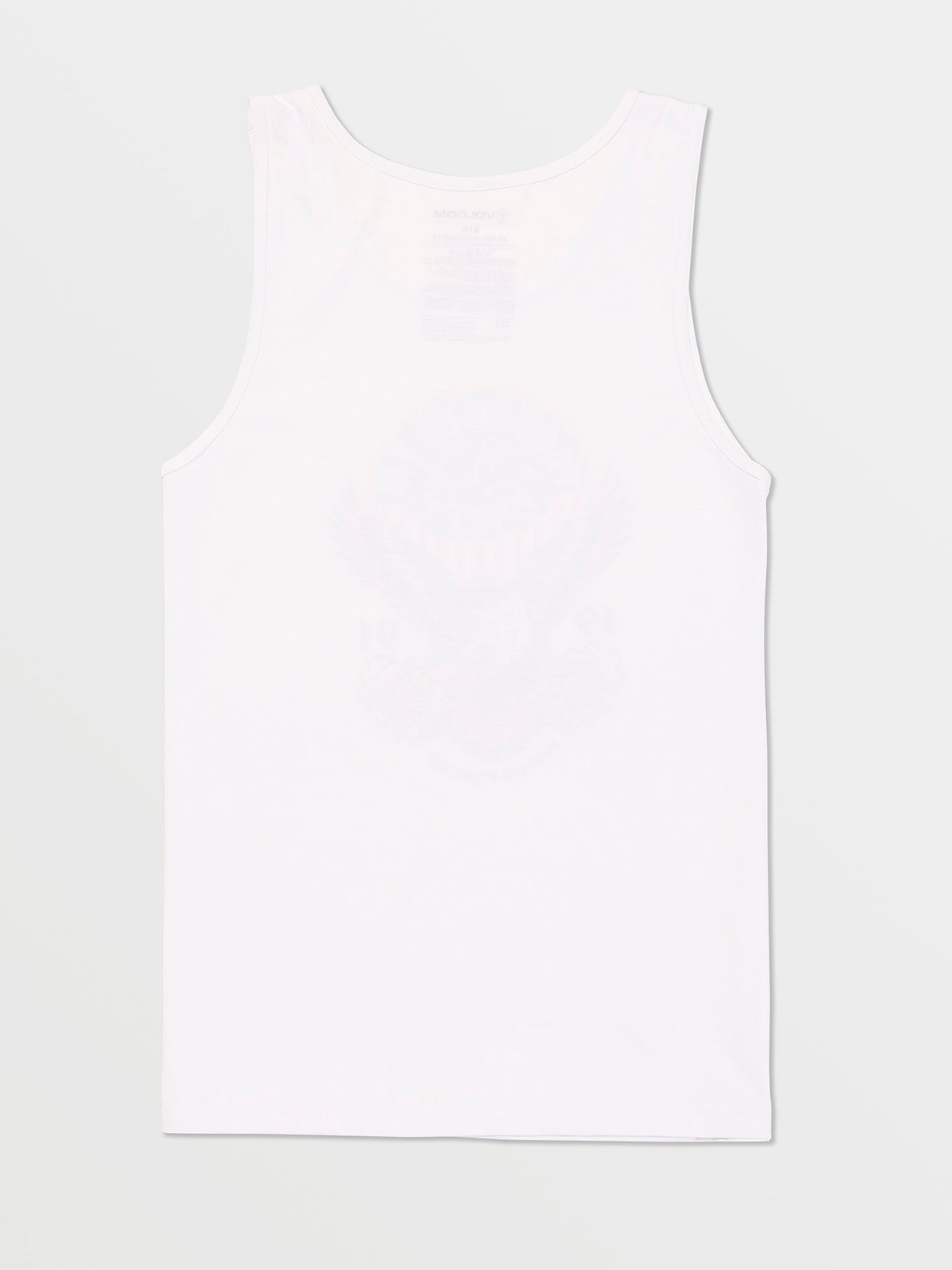 Solid Heather Tank - White