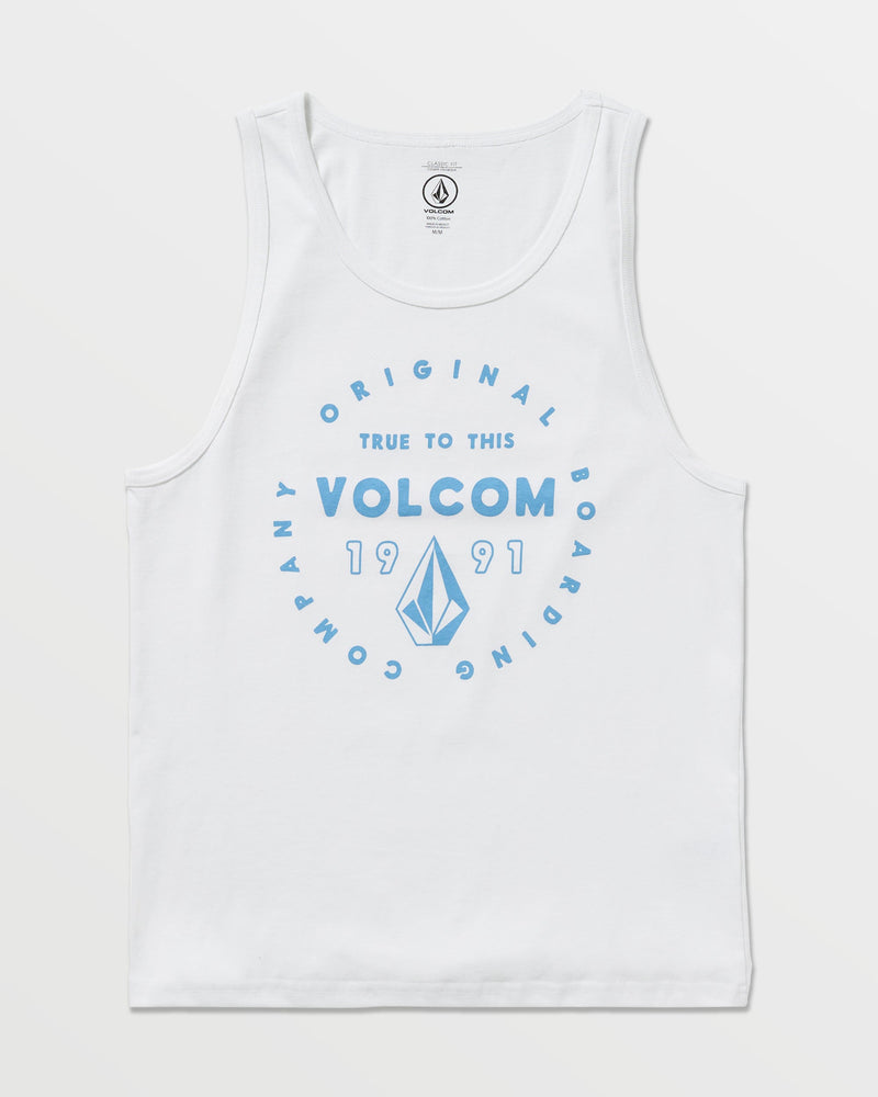 Volcom Men's Mortis Tank White
