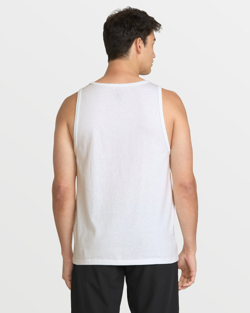 Volcom Men's Mortis Tank White