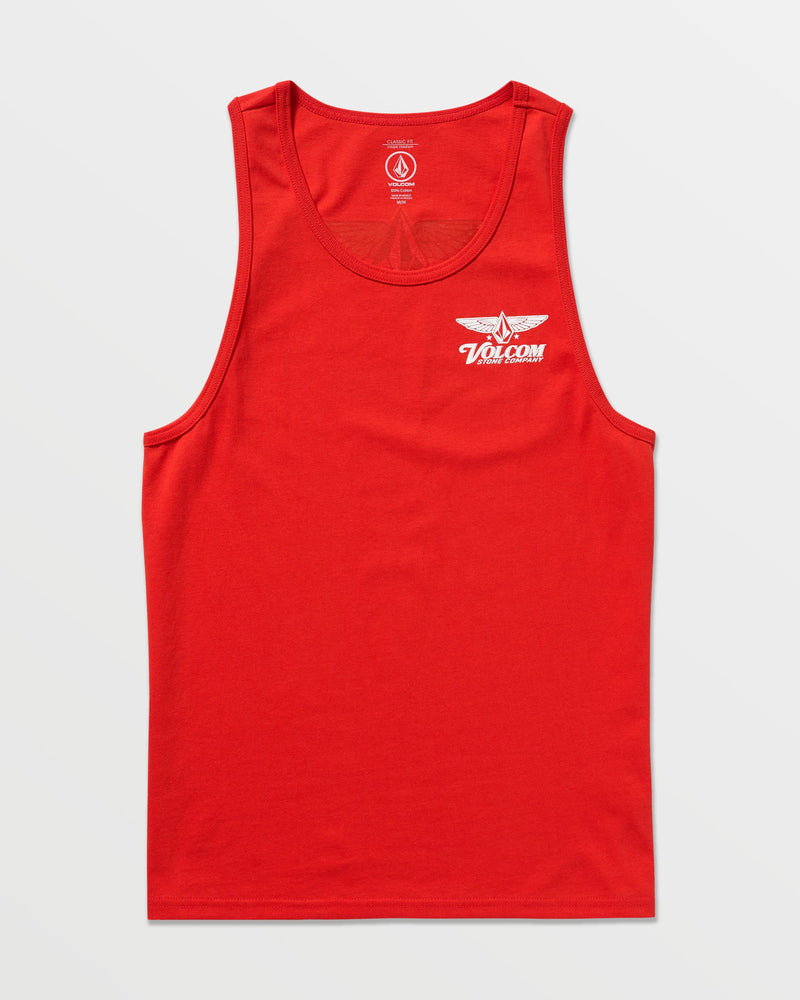 Volcom Men's Revel Tank Chili Red