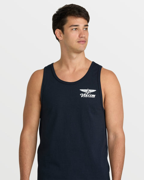 Volcom Men's Revel Tank Navy