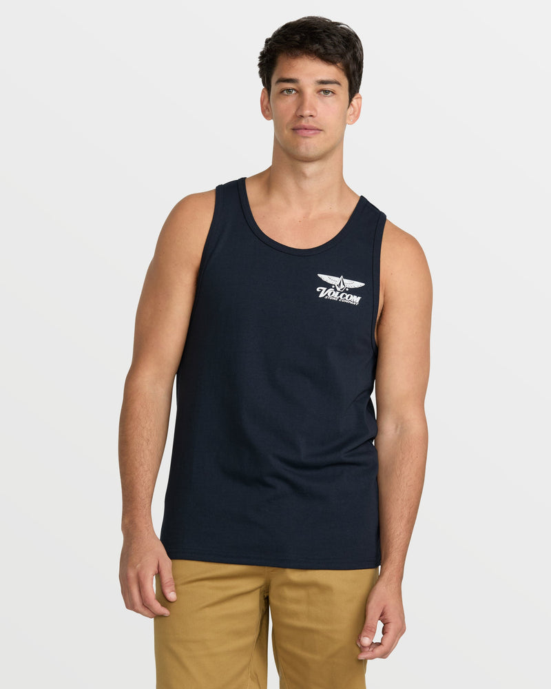 Volcom Men's Revel Tank Navy
