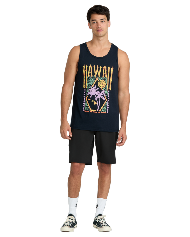 Volcom Men's Palmer Tank Navy