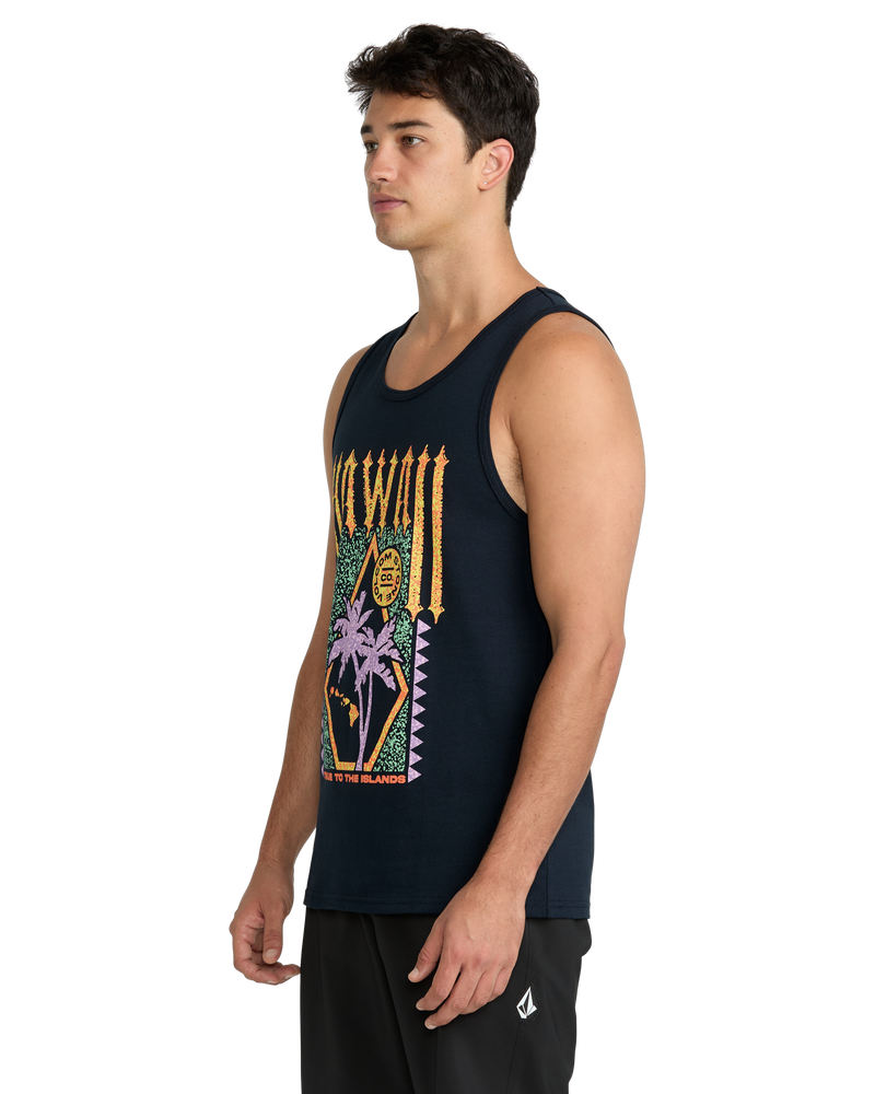 Volcom Men's Palmer Tank Navy